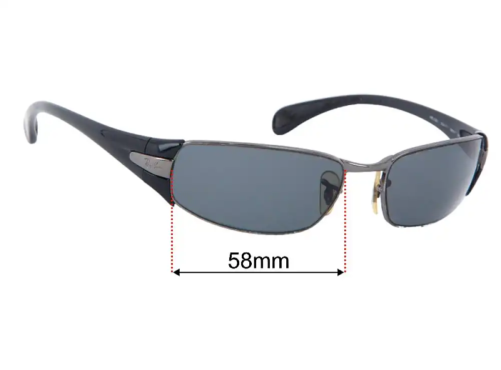 Ray-Ban RB3261 58mm Replacement Lenses